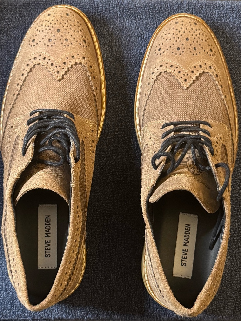 Steve Madden Men’s Brown Chukka Brogue Boots Men’s Size 9